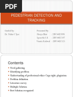 Pedestrian Detection and Tracking