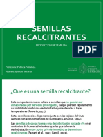 Semillas Recalcitrantes