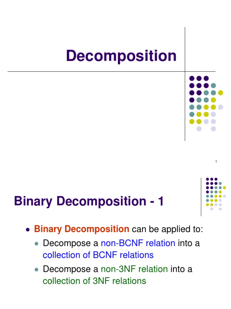 7.1 Binary Decomposition | PDF | Areas Of Computer Science | Computer Data