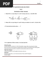 Cse-V-Formal Languages and Automata Theory (10cs56) - Solution