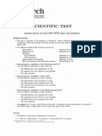 Paristech: Scientific Test