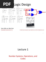 Logic Design: Some Slides Are Taken From