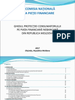 Ghidul protecției consumătorului pe piața financiară nebancară din Republica Moldova