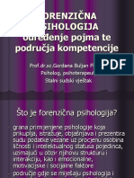 Forenzicna Psihologija Odredenje I Podrucja Kompetencije