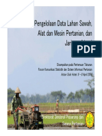 Pengelolaan Data Lahan Sawah, Alat Dan Mesin Pertanian, Dan Jaringan Irigasi - PSP (Compatibility Mode)
