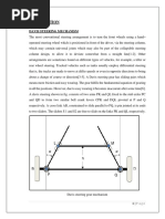 Ackerman Steering Mechanism | PDF | Vehicles | Vehicle Technology