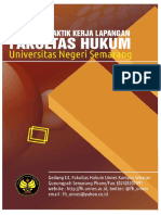 Pedoman Praktik Kerja Lapangan Fakultas Hukum Unnes 2012 PDF