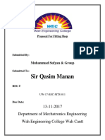 Sir Qasim Manan: 13-11-2017 Department of Mechatronics Engineering Wah Engineering College Wah Cantt