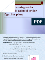 Aplicaţiile Integralelor Definite La Calculul Ariilor Figurilor Plane