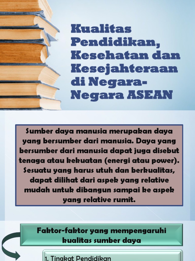 Kualitas Pendidikan Kesehatan Dan Kesejahteraan Di Negara Negara