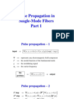Pulse Propagation in Single-Mode Fibers