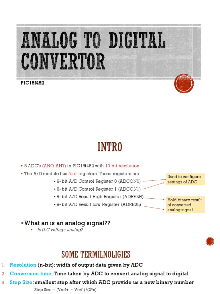 2 Adc | PDF | Analog To Digital Converter | Manufactured Goods