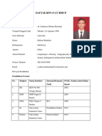 CV Dokter Muda Berpengalaman