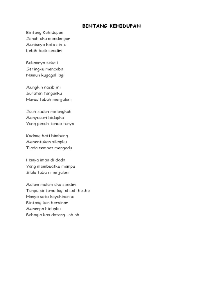 Kliping Lirik Pdf