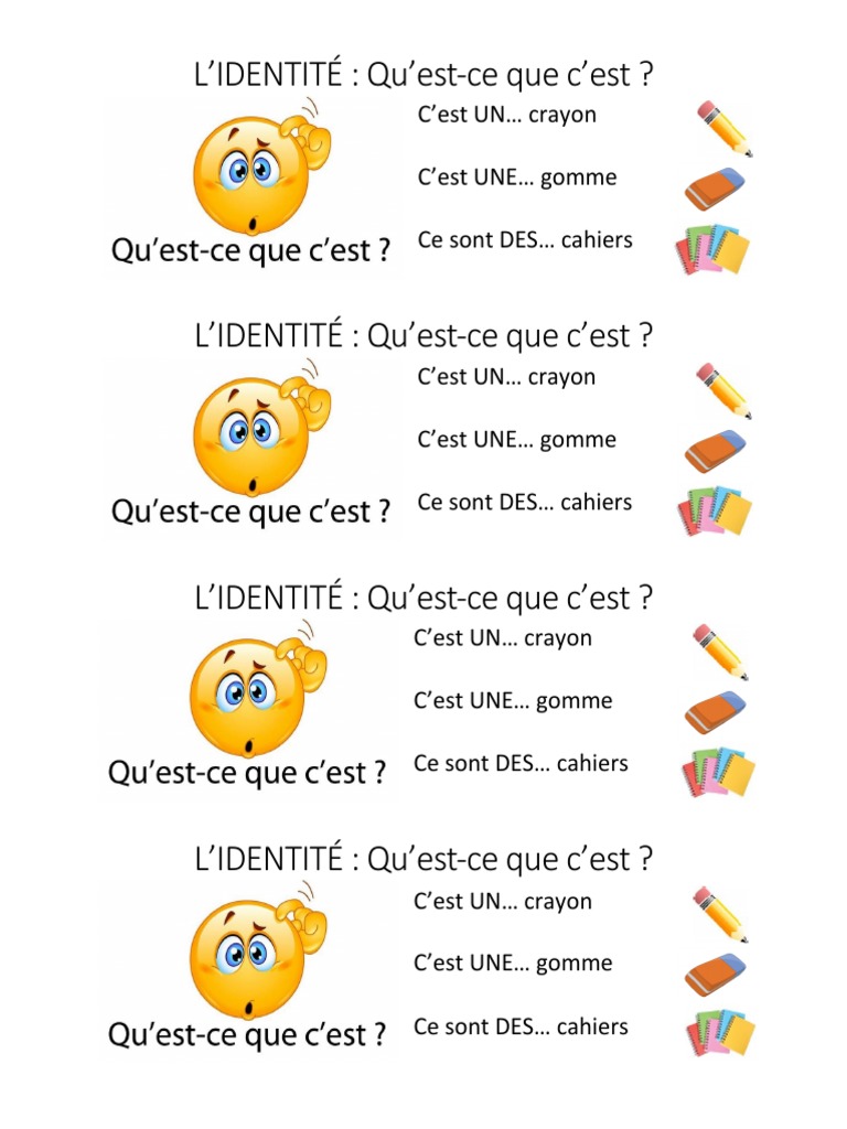 Qu Est Ce Que C Est