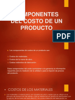 Costo de Un Producto