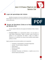 Modulo 3 El Nuevo Regimen Del Servicio Civil