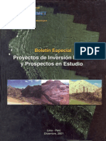 Boletin #023 - Especial - Proyectos de Inversion Minera y Prospectos en Estudios