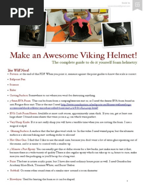 Viking Helmet Completed