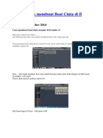 Tips Dan Trik Membuat Beat Cinta Di FL Studio 11