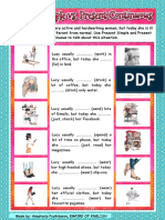 Present Simple vs. Present Continuous - Exercise23455