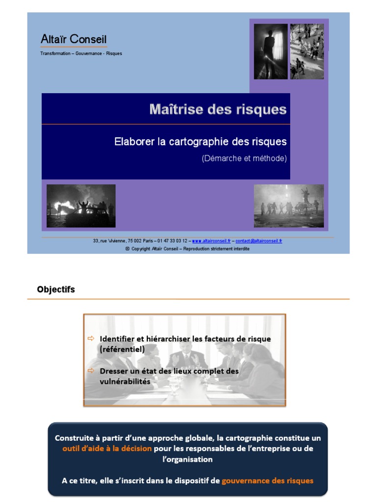 Altair Conseil - Cartographie Des Risques PDF | PDF | Gestion de crise ...