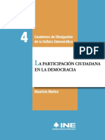 La Participacion Ciudadana en La Democracia