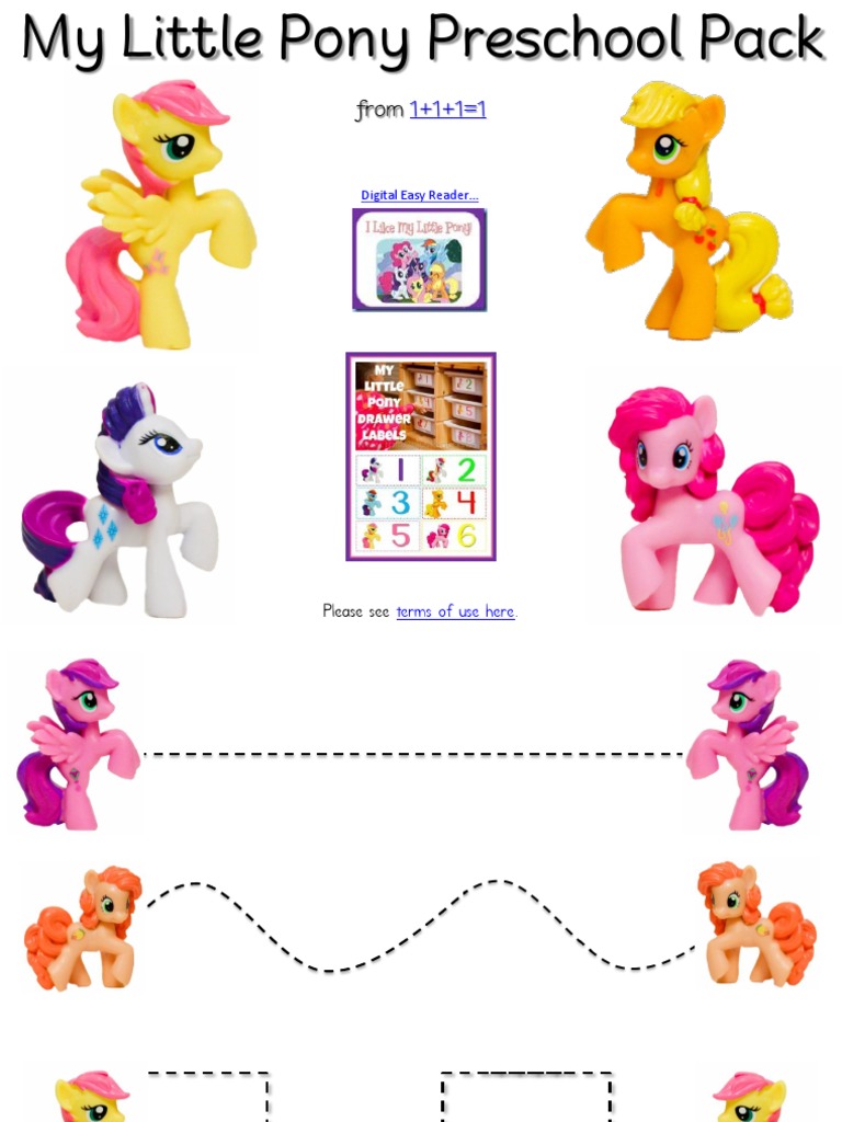 My Little Pony Preschool Pack PDF | PDF