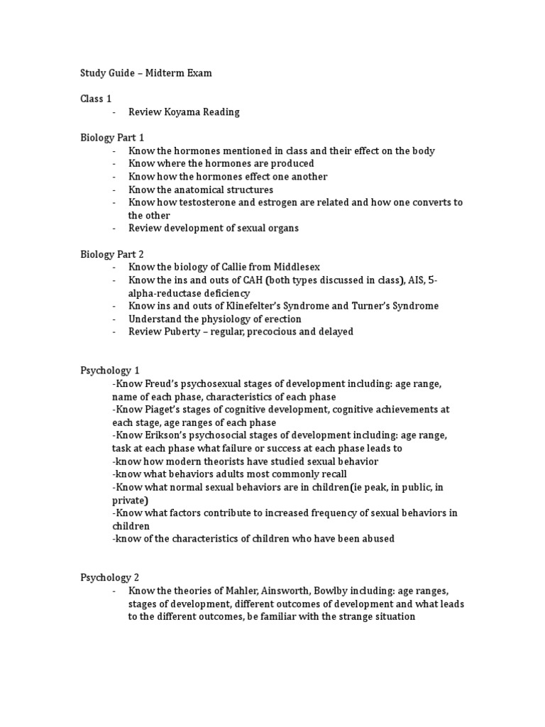 Psychology midterm exam answers picture