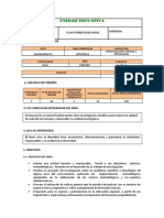 Plan curricular de Investigación, Ciencia y Tecnología