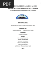MONOGRAFIA centralización y descentralizador 