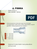 Soal Interaktif Fisika x