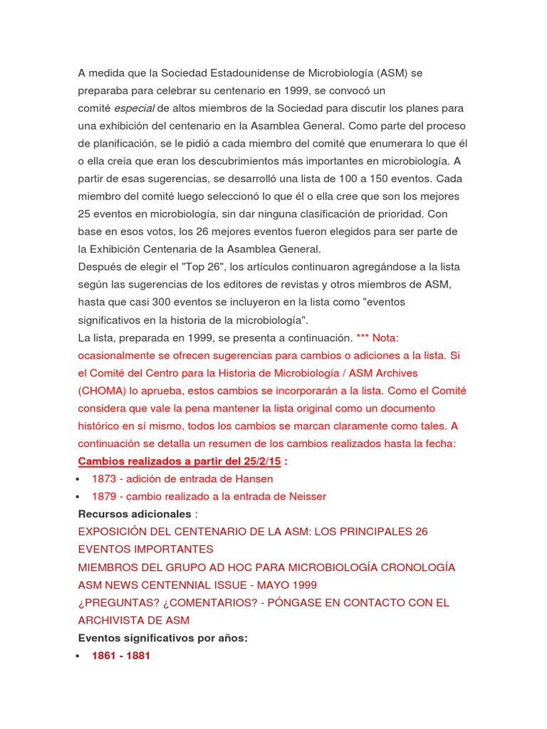 Periodos de La Microbiologia en Español | PDF | Luis Pasteur | Abiogénesis