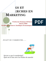 MME ELHASSOUNI Etudes Et Recherches en Marketing 1