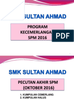 Slaid Program Kecemerlangan SPM 2016 SMsaa