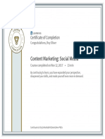 CertificateOfCompletion ContentMarketingSocialMedia