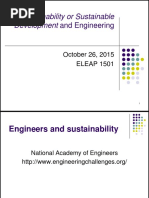 Sustainability Lecture 1