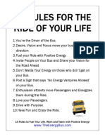 10 rules for the ride of your life