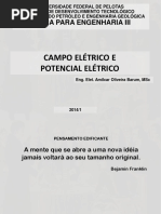 Aula 2 - Campo Elétrico e Potencial Elétrico