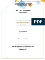 Unidad 1 Fase 2 - Análisis Del Proyecto Foro Aporte Laura de La Hoz (1) Borrador