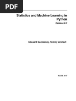 Statistics Machine Learning Python Draft