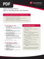 Legal Writing Basics PDF