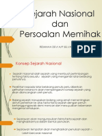 Sejarah Nasional Dan Persoalan Memihak