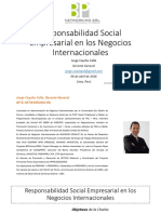 Responsabilidad Social Empresarial Negocios Internacionales 2016 Keyword Principal
