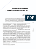 Valoracion Aduanera Del Software