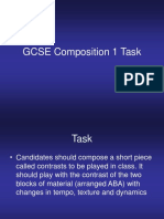 GCSE Composition 1 Task