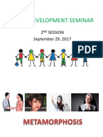 Youth Development Seminar: 2 Session September 29, 2017