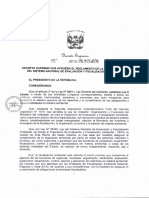 Proyecto de Decreto de Aprobacion de Reglamento de Ley 29325 Ley Sinefa