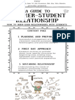 Building Good TSR With Students