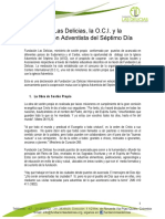Declaracion Oficial Las Delicias